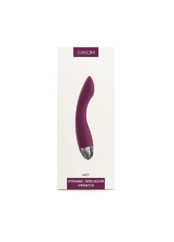 Вібратор для точки G з інтелектуальним режимом Amy Violet Svakom (254551230)