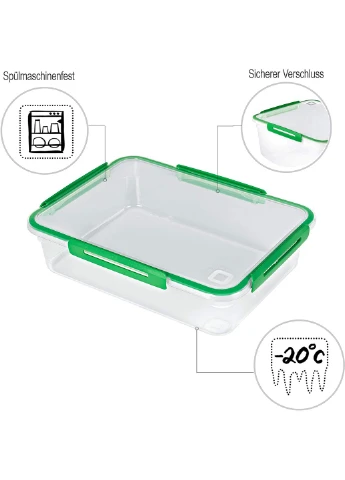 Ємність для морозилки Memory 3.1л із зеленою кришкою (RTH-11269) Rotho (217310066)