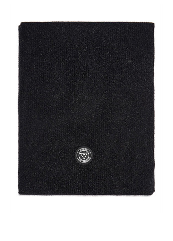 Черный демисезонный комплект (шапка, шарф) Guess