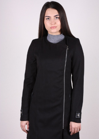 Черное демисезонное Пальто LeeKosta