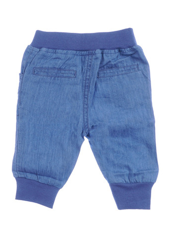 Синие кэжуал, джинсовые демисезонные брюки джоггеры 5.10.15
