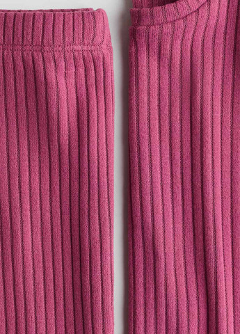 Сливовый демисезонный костюм (лонгслив, брюки) брючный H&M