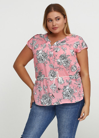 Розовая летняя блуза Ravol