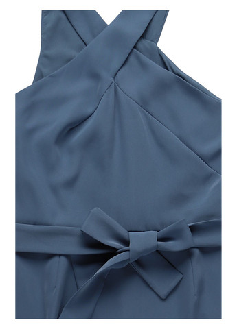 Светло-синее кэжуал платье футляр Lavish Alice однотонное