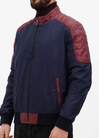 Темно-синяя демисезонная куртка Rossini