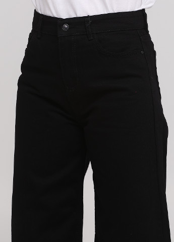 Черные демисезонные клеш джинсы Jean Shop