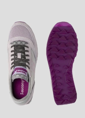 Лиловые кроссовки Jazz Triple Transparent Mesh Saucony фиолетовые всесезоны (253540690)