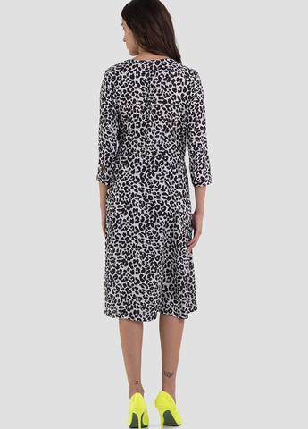 Комбинированное кэжуал платье Replay леопардовый