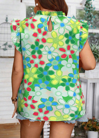 Зелена блуза SHEIN