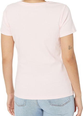 Светло-розовая летняя футболка Tommy Hilfiger