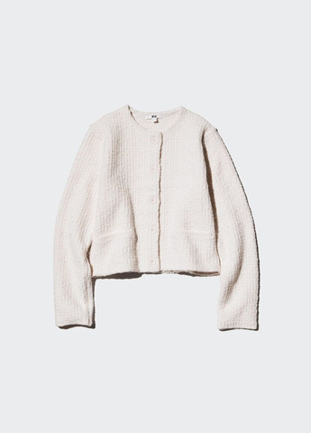 Молочный демисезонный кардиган Uniqlo