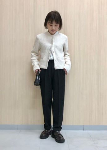 Молочный демисезонный кардиган Uniqlo