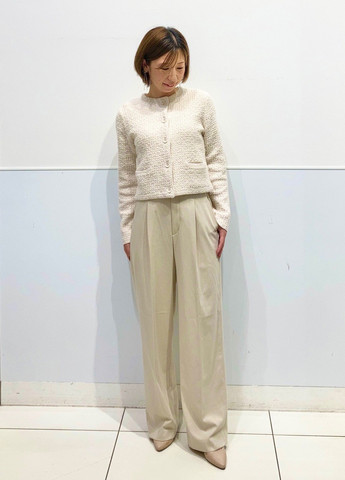 Молочный демисезонный кардиган Uniqlo