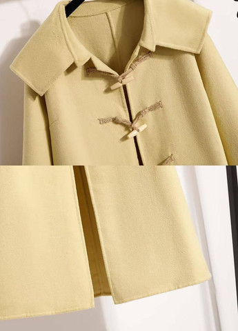 Жовтий демісезонне Пальто SHEIN