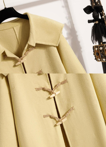 Жовтий демісезонне Пальто SHEIN