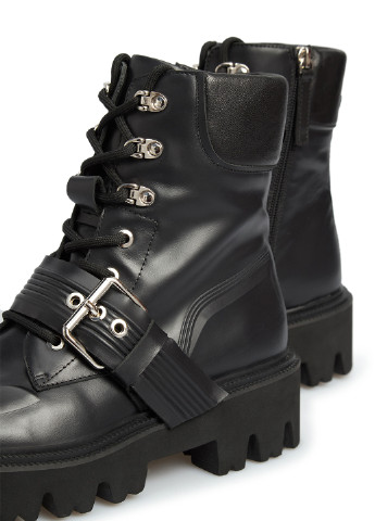 Осенние ботинки PRPY с пряжкой, со шнуровкой, на тракторной подошве