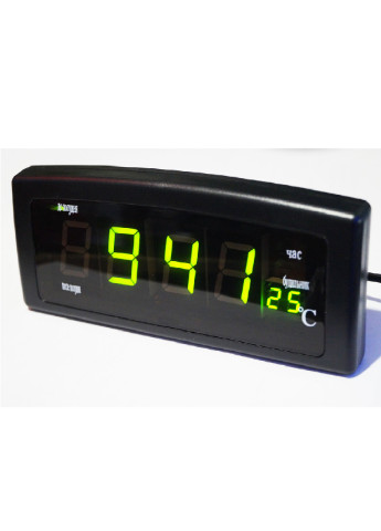 Электронные цифровые настольные часы с зелёной LED подсветкой будильник температура дата (472929-Prob) Francesco Marconi (252535049)