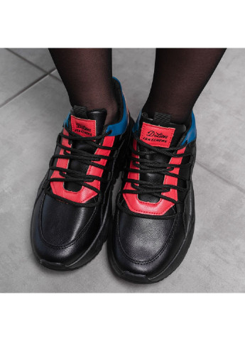Чорні осінні кросівки жіночі kaito 3174 41 25,5 см чорний Fashion