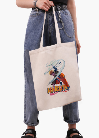 Еко сумка шоппер біла Наруто Узумакі (Naruto Uzumaki) (9227-2814-WT-1) Еко сумка шоппер біла 41*35 см MobiPrint (221682926)