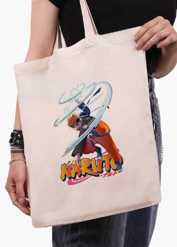 Еко сумка шоппер біла Наруто Узумакі (Naruto Uzumaki) (9227-2814-WT-1) Еко сумка шоппер біла 41*35 см MobiPrint (221682926)