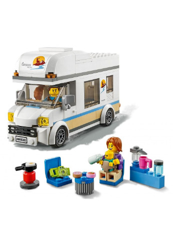 Конструктор City Great Vehicles Канікули в будинку на колесах 190 деталей (60283) Lego City Great Vehicles Каникулы в доме на колесах 190 (249599670)