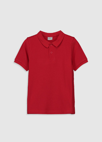 Красная детская футболка-поло для мальчика LC Waikiki