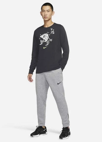 Серые спортивные демисезонные джоггеры брюки Nike