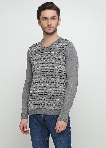 Серый демисезонный пуловер пуловер Xagon Man