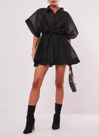 Чорна кежуал сукня Missguided однотонна