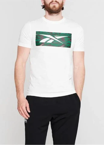 Белая футболка Reebok