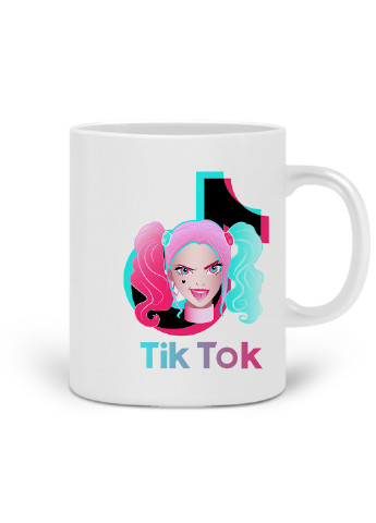 Кружка Харлі Квінн (Куінн) ТікТок (Harley Quinn TikTok) 330 мл горнятко керамічне (20259-1646) MobiPrint (219774786)