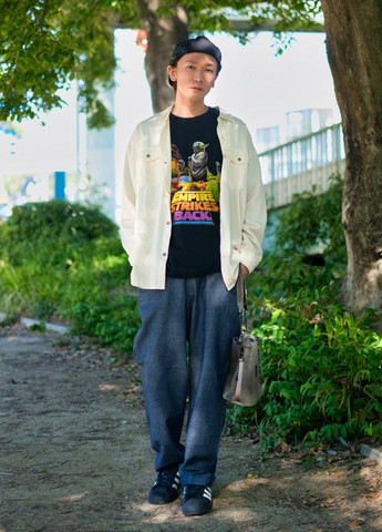 Темно-синие кэжуал демисезонные прямые брюки Uniqlo