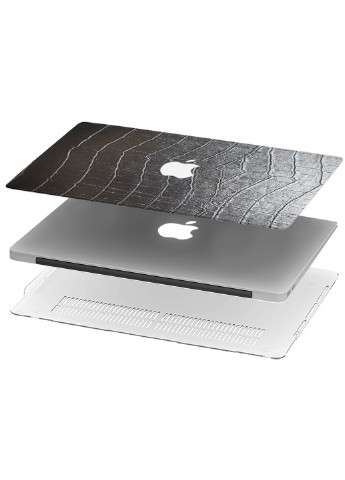 Чохол пластиковий для Apple MacBook Pro 13 A1278 Кожа (Leather black textures) (6347-2725) MobiPrint (219125967)