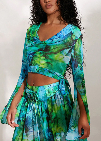 Комбінована блуза SHEIN