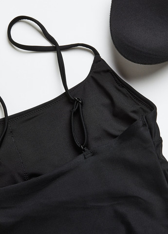 Чорний літній купальник суцільний H&M