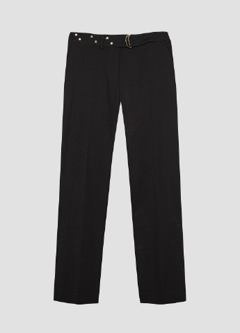Черные кэжуал демисезонные брюки MINT&BERRY