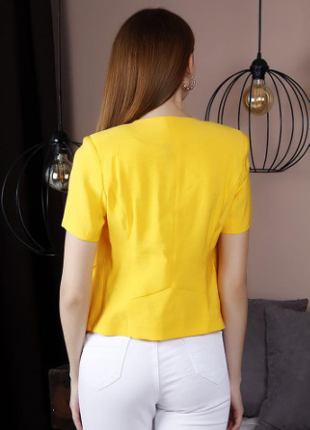 Желтый женский жакет женский желтый размер 36 365499 New Trend -