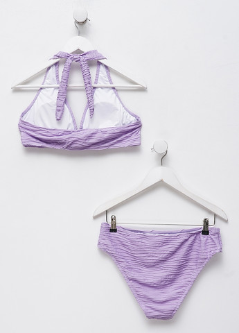 Бузковий літній купальник (ліф, трусики) роздільний CUPSHE