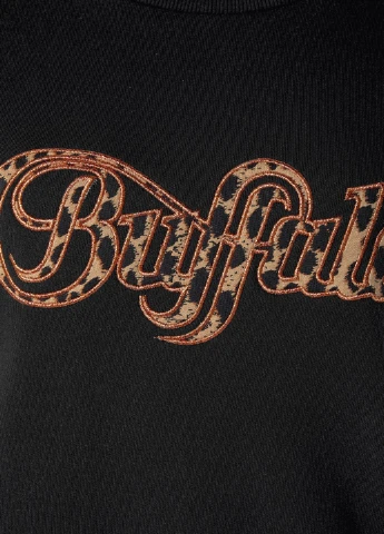 Черный свитшот Buffalo логотип (250586048)