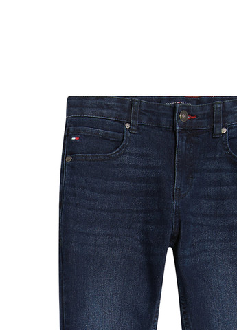 Синие демисезонные зауженные джинсы Tommy Hilfiger