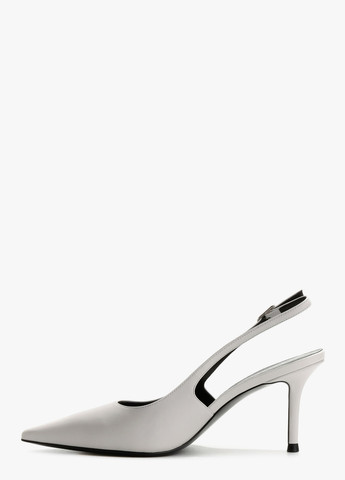 Le'BERDES Туфли слингбеки белый з натуральная кожа, украина — лето (322646240)