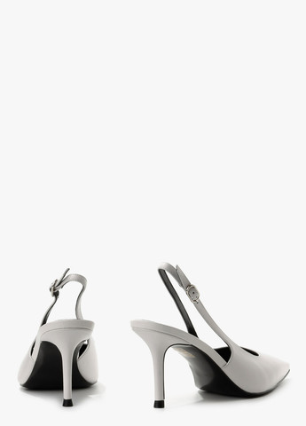 Le'BERDES Туфли слингбеки белый з натуральная кожа, украина — лето (322646240)