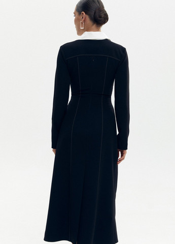 Чорна кежуал сукня а-силует Gepur однотонна