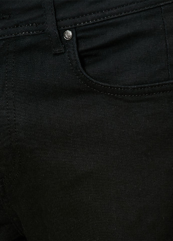 Штани KOTON скінні однотонні чорні джинсові бавовна