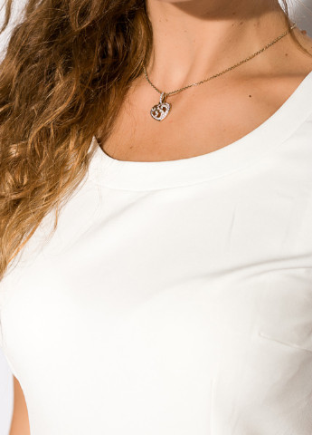 Комбинированное кэжуал платье а-силуэт Time of Style с цветочным принтом