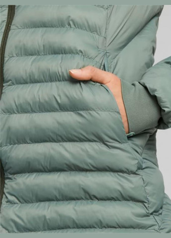 Серо-зеленая демисезонная куртка 84940644 Puma Packlite Primaloft Long Hooded Jacket