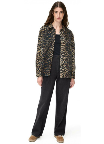 Коричневая кэжуал рубашка леопардовый Camel Active