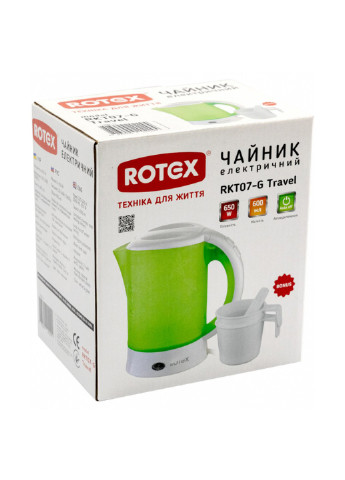 Электрочайник Rotex rkt07-g travel (159291635)