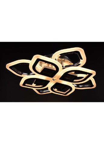 Люстра потолочная LED с пультом A2721/4+4S-3D-ch Хром 10х44х44 см. Sunnysky (253528152)