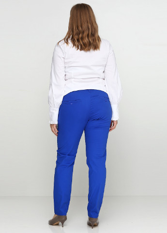 Синие кэжуал демисезонные зауженные брюки Nanka
